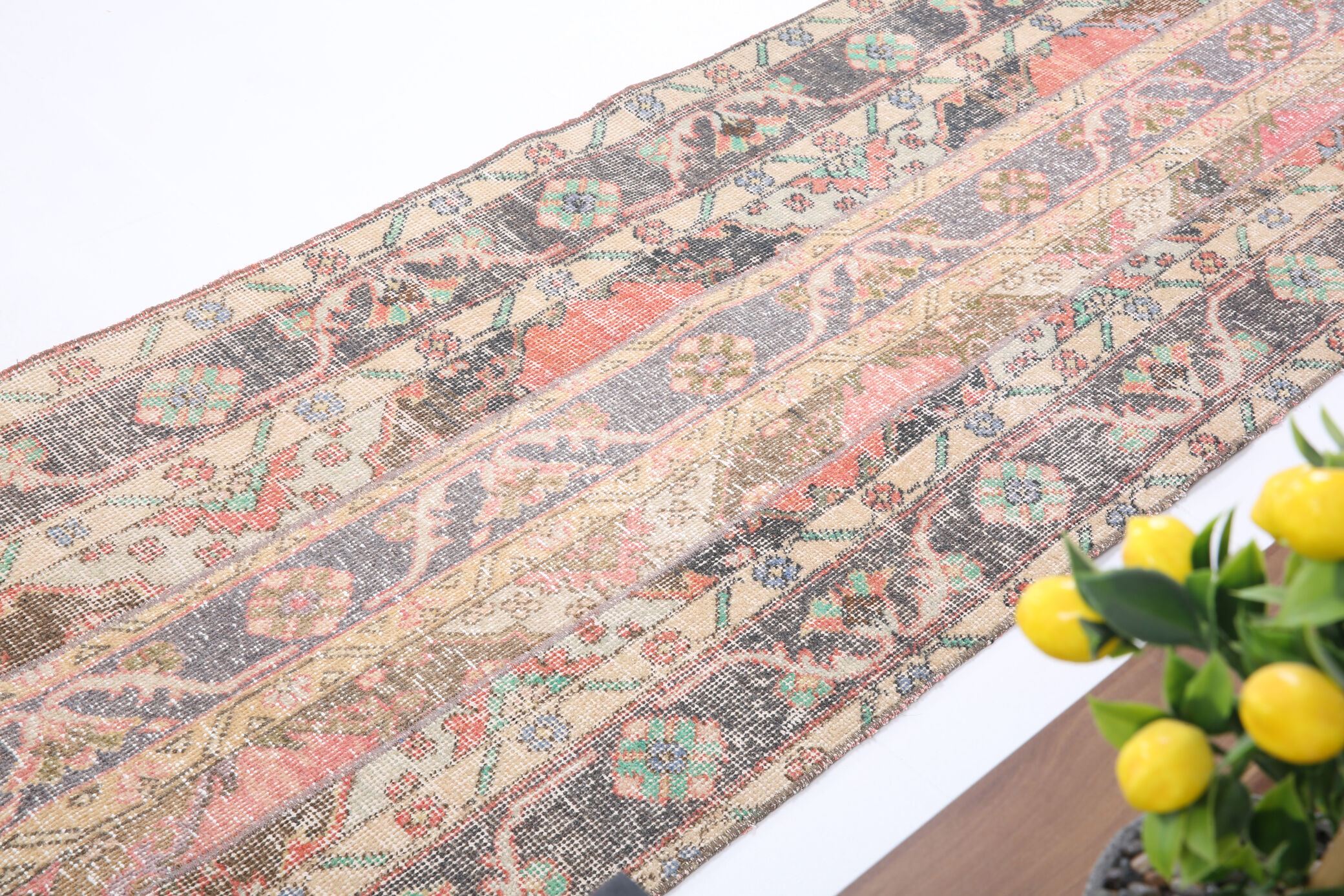 2x11 turkish vintage patchwok rug, 2x11 patchwork runner