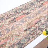 2x11 turkish vintage patchwok rug, 2x11 patchwork runner