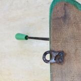 Vintage wall coat holder with 4 patères circa 50/60