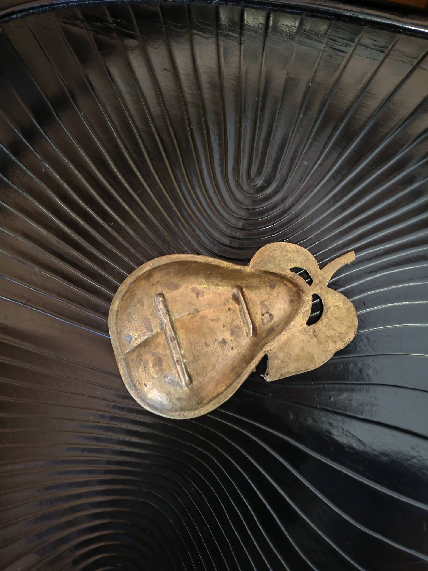 Vide poche doré vintage