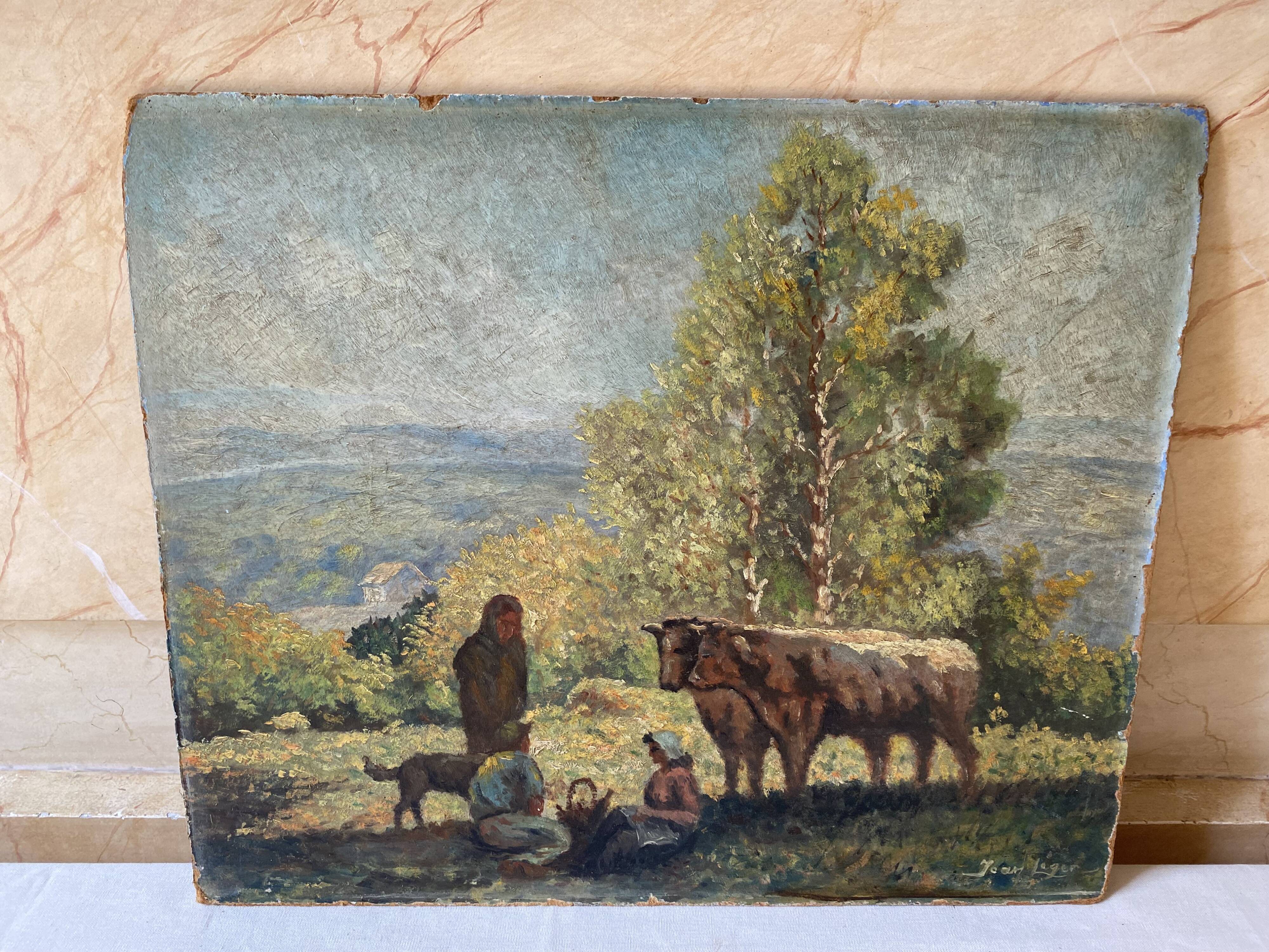 Peinture impressionniste signée