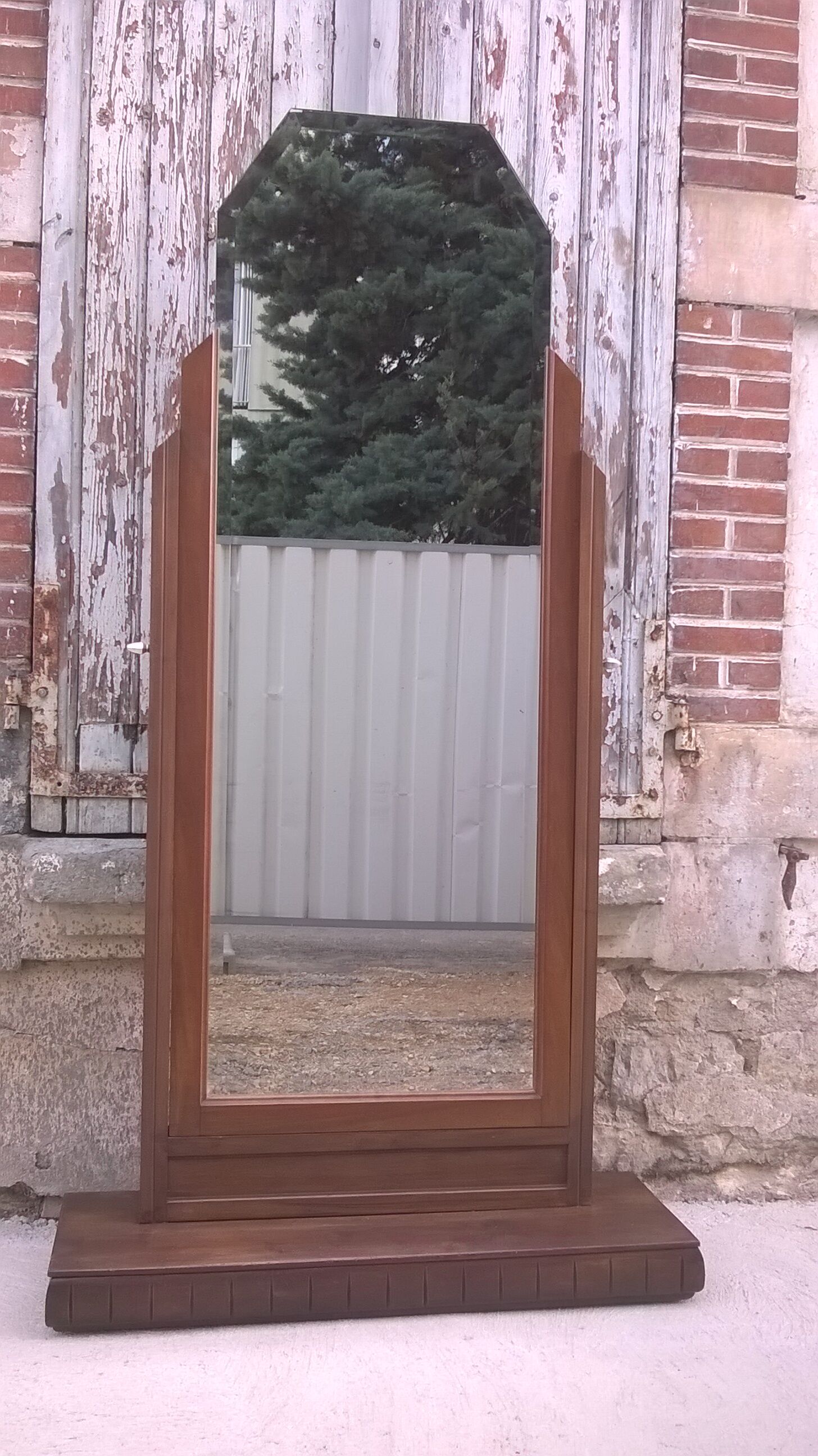 Art deco spyched mirror 96x184cm