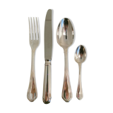 Ménagère en métal argenté Christofle, modèle Océana - 57 pièces
