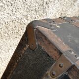 Malle cabine Wardrobe ancienne 1920 Coffre armoire Transatlantique Dressing