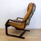Danish Colored Leather Armchair, 1970s