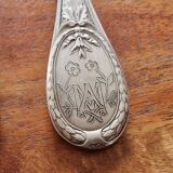 Christofle - Set of 11 dessert spoons in the Trianon model made of metal.