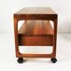 Side table, teak bar, Mid Century, BR Mobler, designed by Peter Brink, Denm