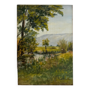 Peinture ancienne huile - joseph