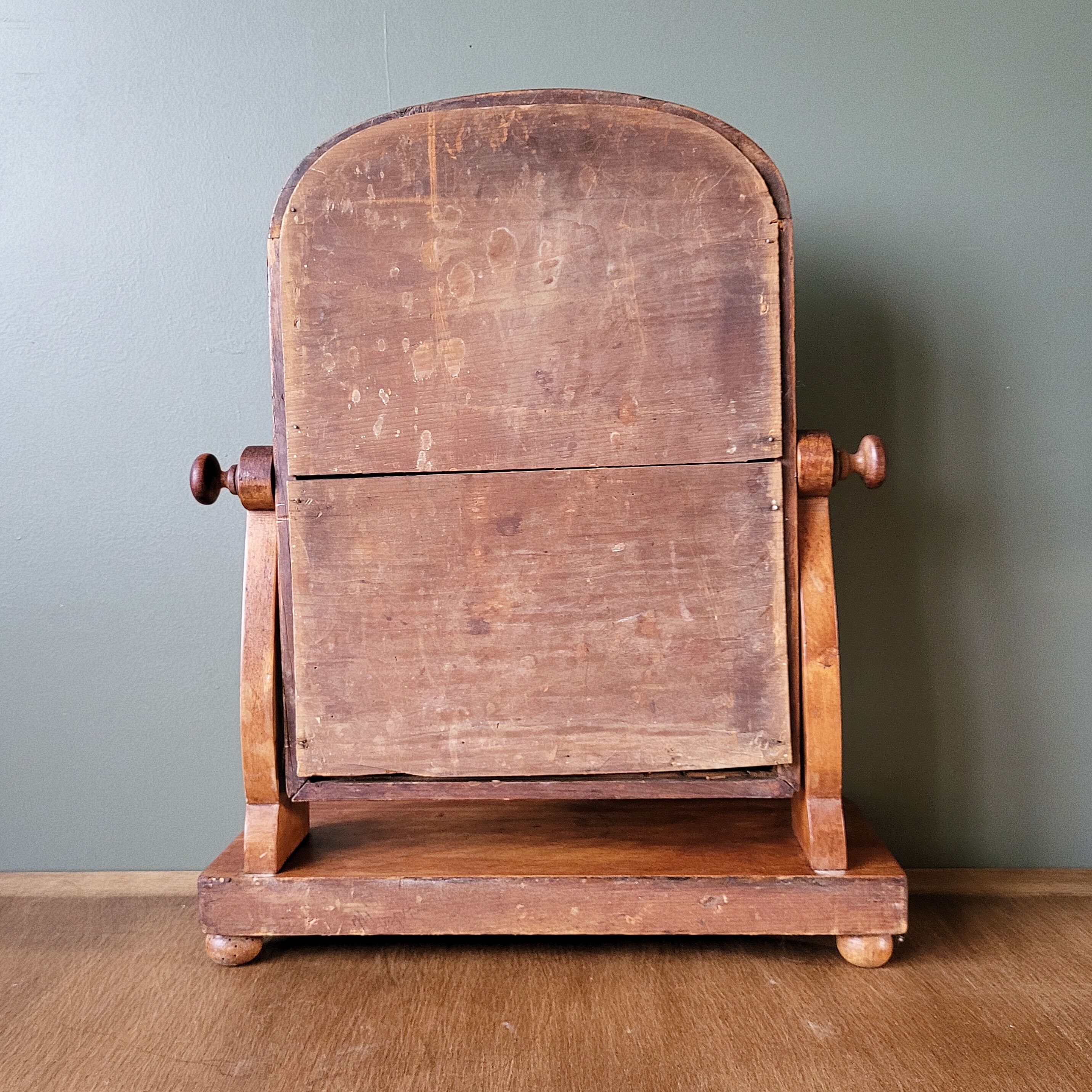 Mahogany psyche mirror 50s