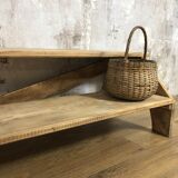 Former wooden workshop step