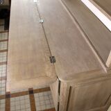 Solid oak patinated sideboard/desk