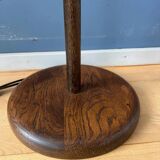 Vintage Steinhauer wooden mushroom floor lamp