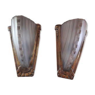 Paires d'appliques