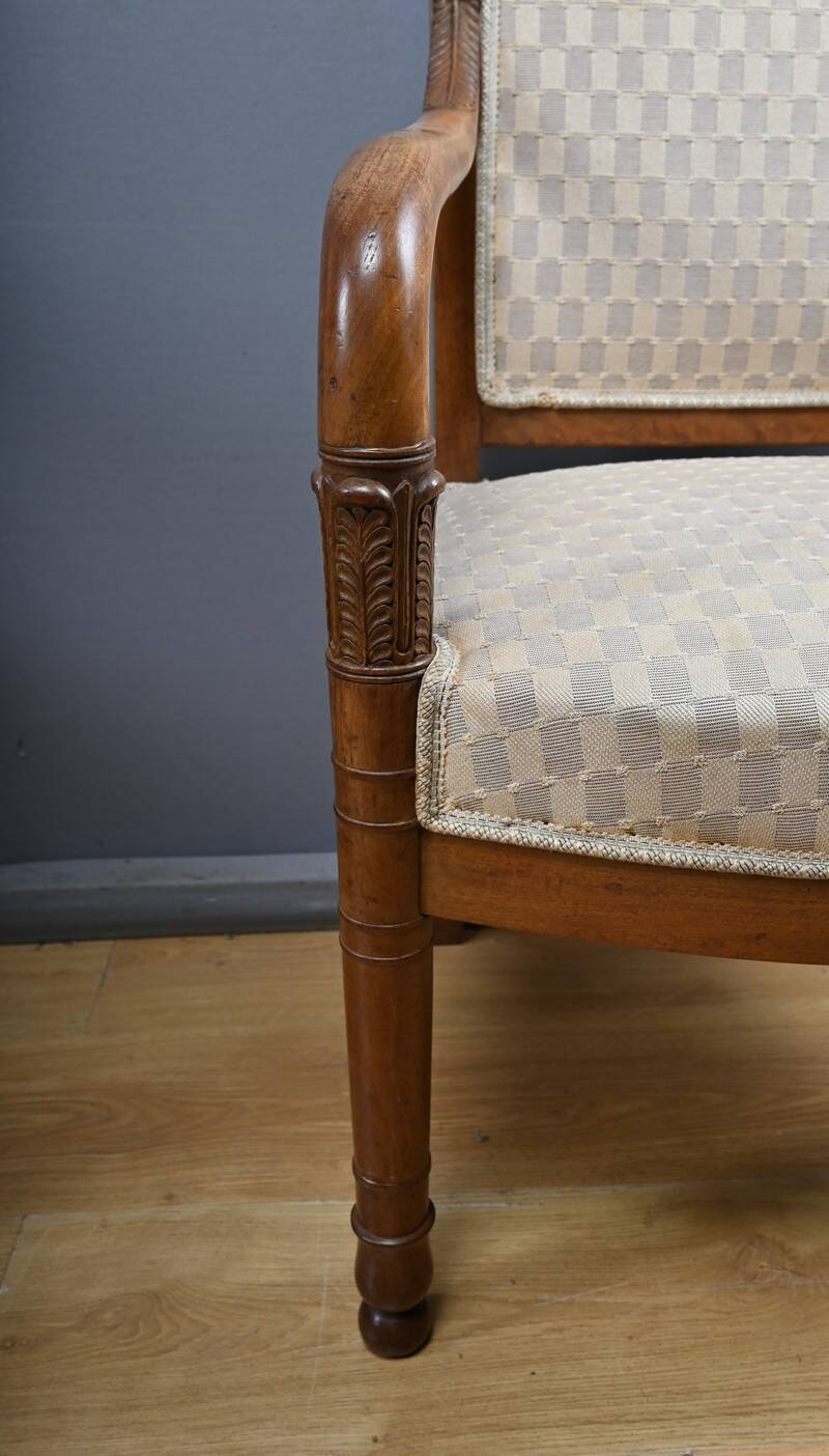 Paire de fauteuils, époque Empire – début XIXe
