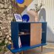 Upcycled buffet with sliding door