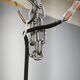 Mid-Century Czech Chrome Geometric Pendant Light, 1960s