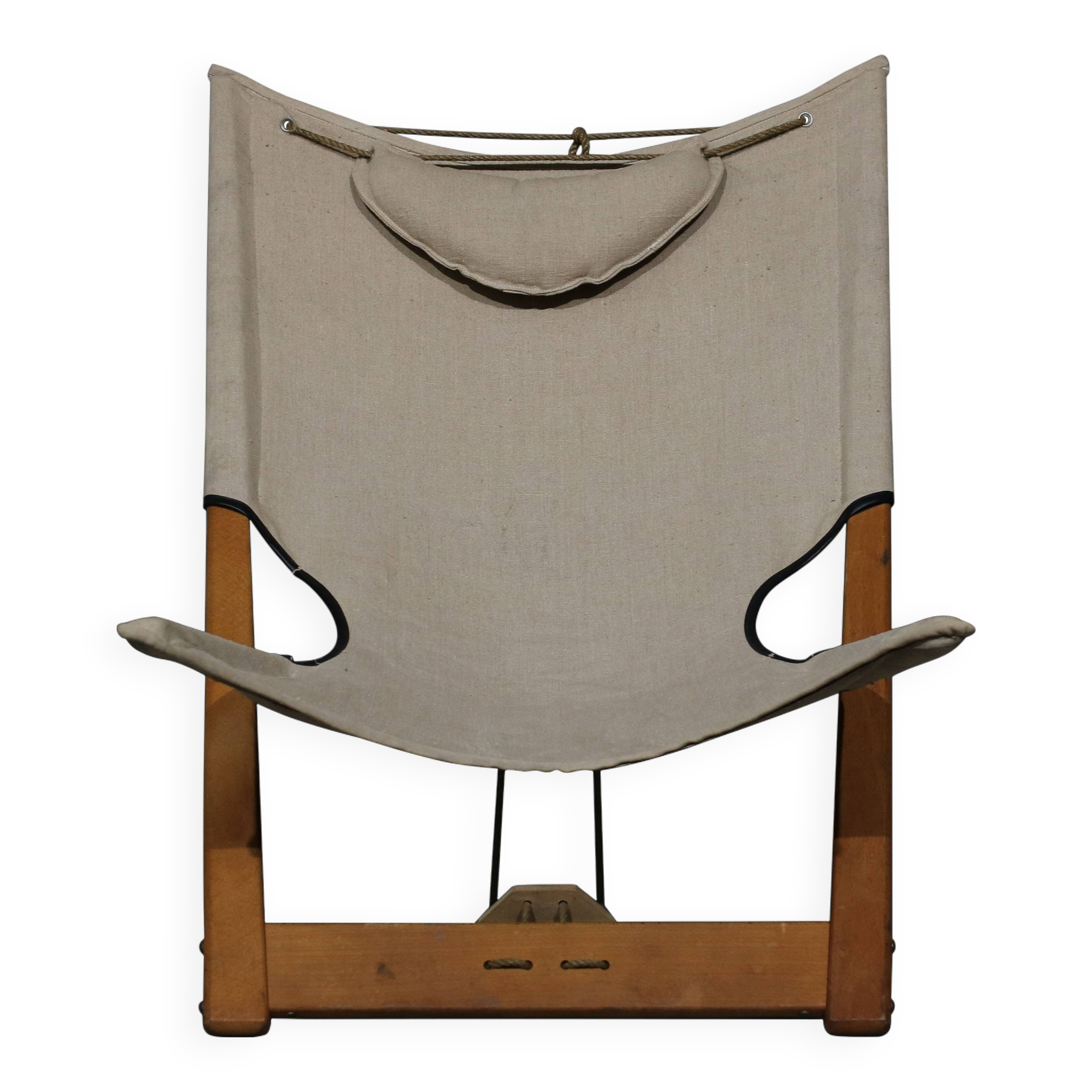 Fauteuil lounge vintage Hyllinge Mobler Safari