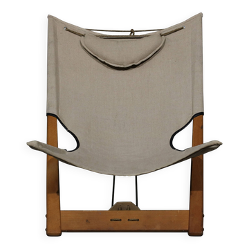 Vintage Hyllinge Mobler Safari Lounge Chair