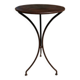 Wrought iron side table handcrafted