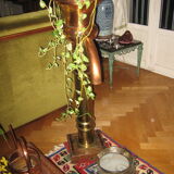 Copper fountain inside
