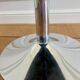 1950s stools, brown leather seat and chrome, 1970s, set of 6