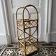 Vintage rattan bar or bottle holder
