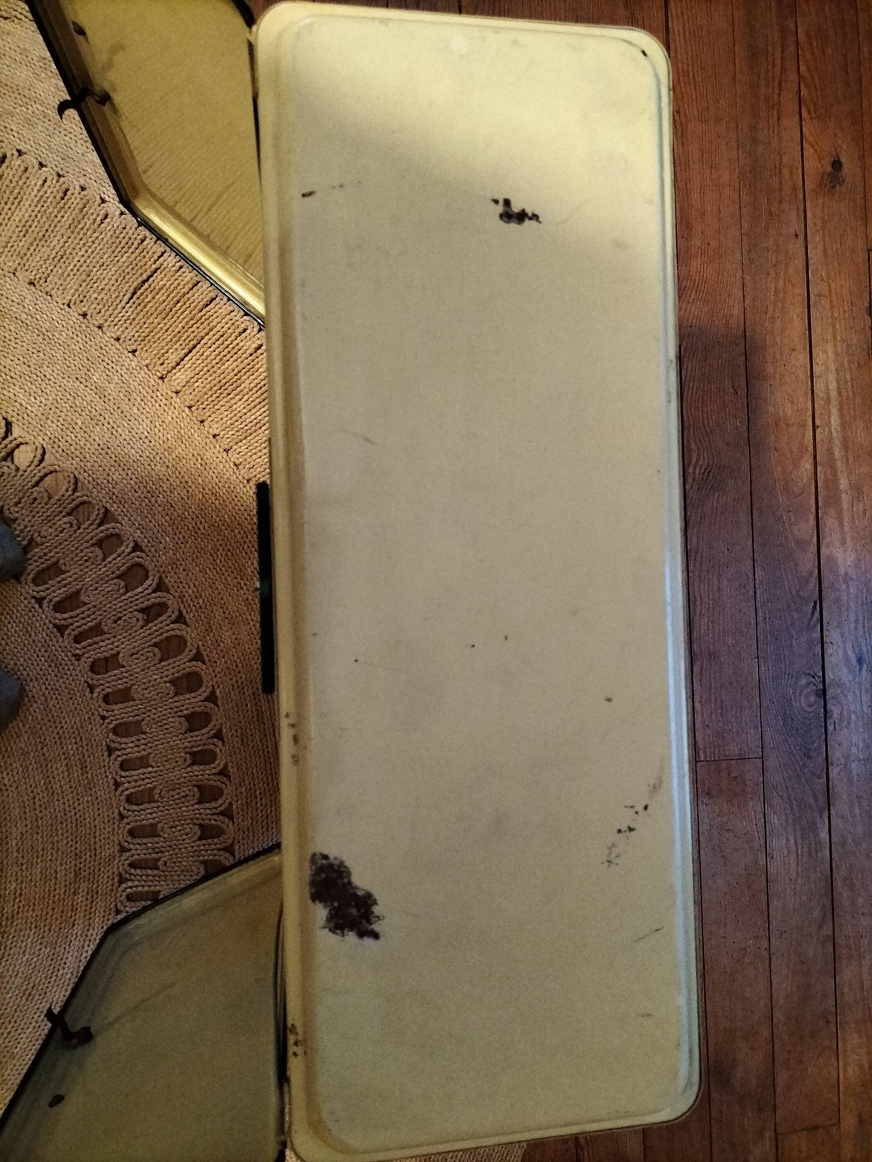 Antique iron pharmacy cabinet