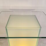 Marais International side table and light lamp
