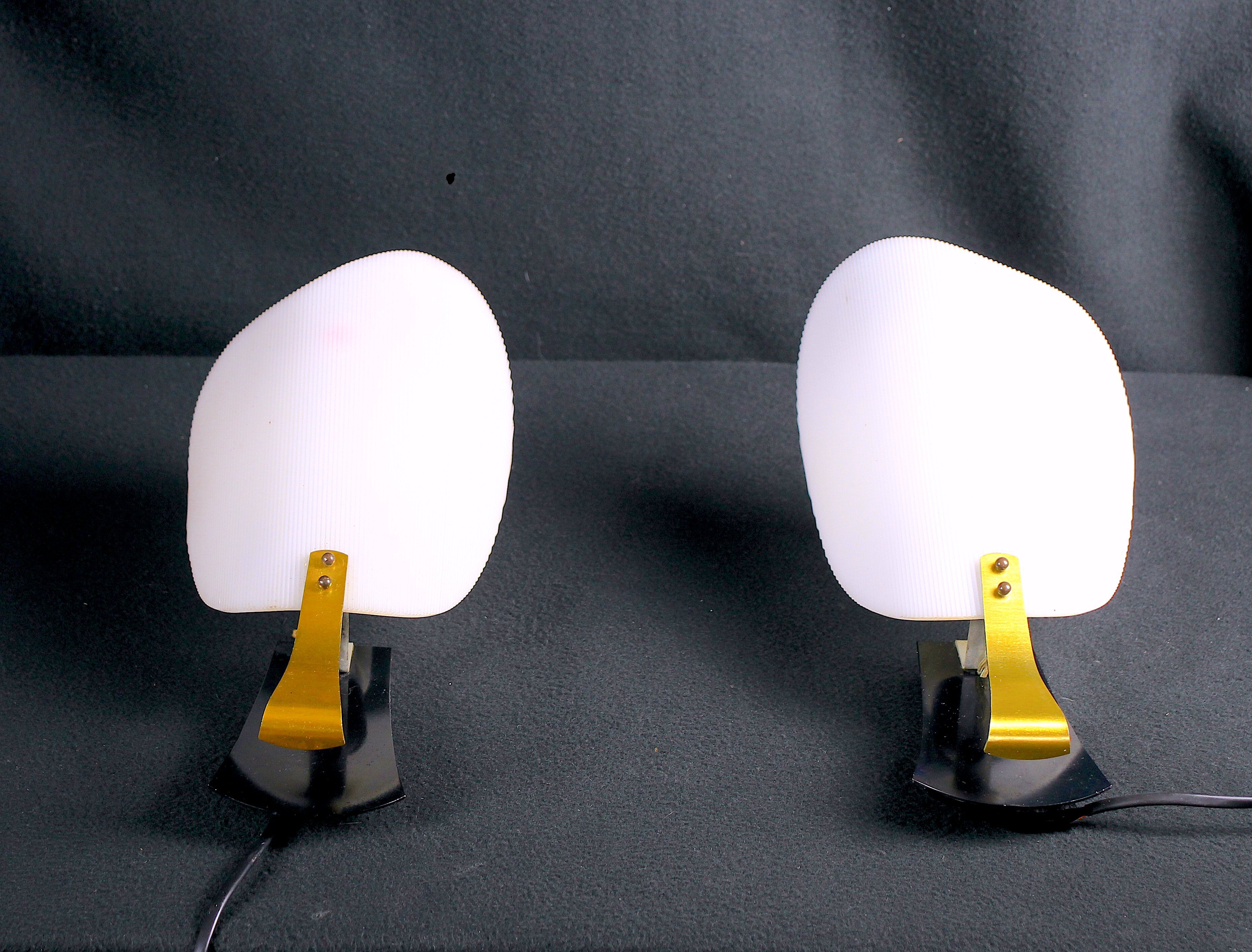 Pair wall lamps, taly 1950