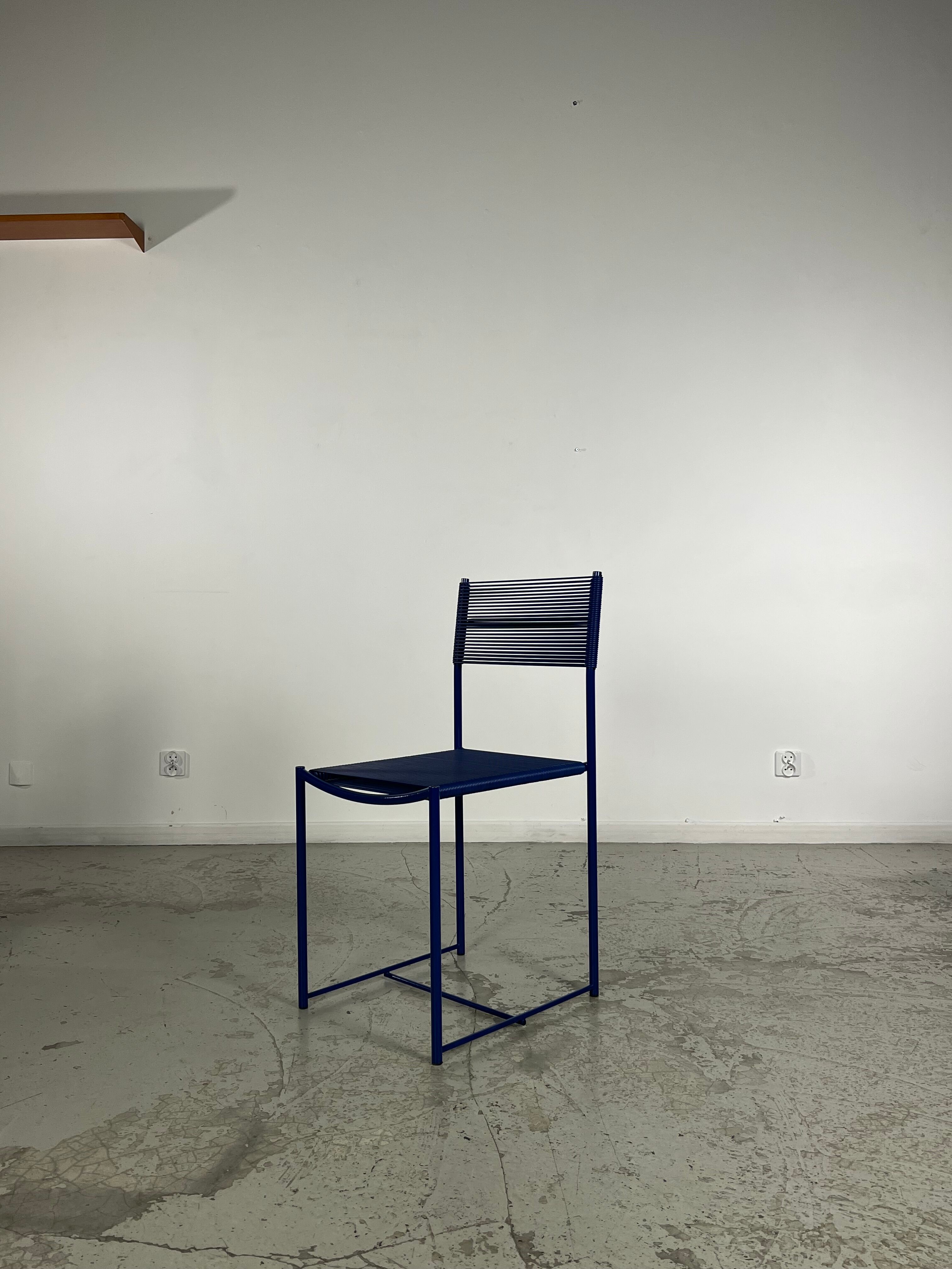 Set of 7 chairs Spaghetti 101 by Giandomenico Belotti for Alias 80s