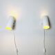 C-1582 Tubular Wall Lamps In White By Raak Amsterdam, The Netherlands 1960S