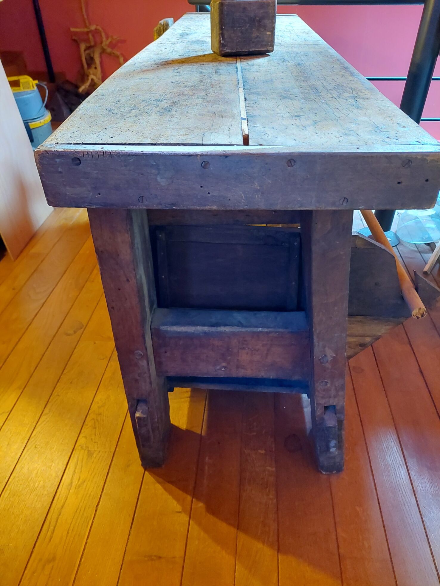 former carpenter's workbench