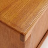 Tambour door sideboard by Johannes Andersen for C.F.C. Silkeborg, Denmark