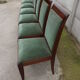 6 chaises aca​jou Gaston Poisson art déco 1930/1940