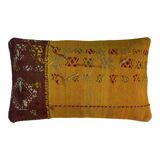 Vintage turkish kilim cushion cover 30x50cm