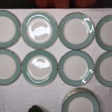 Assiettes à dessert vert menthe