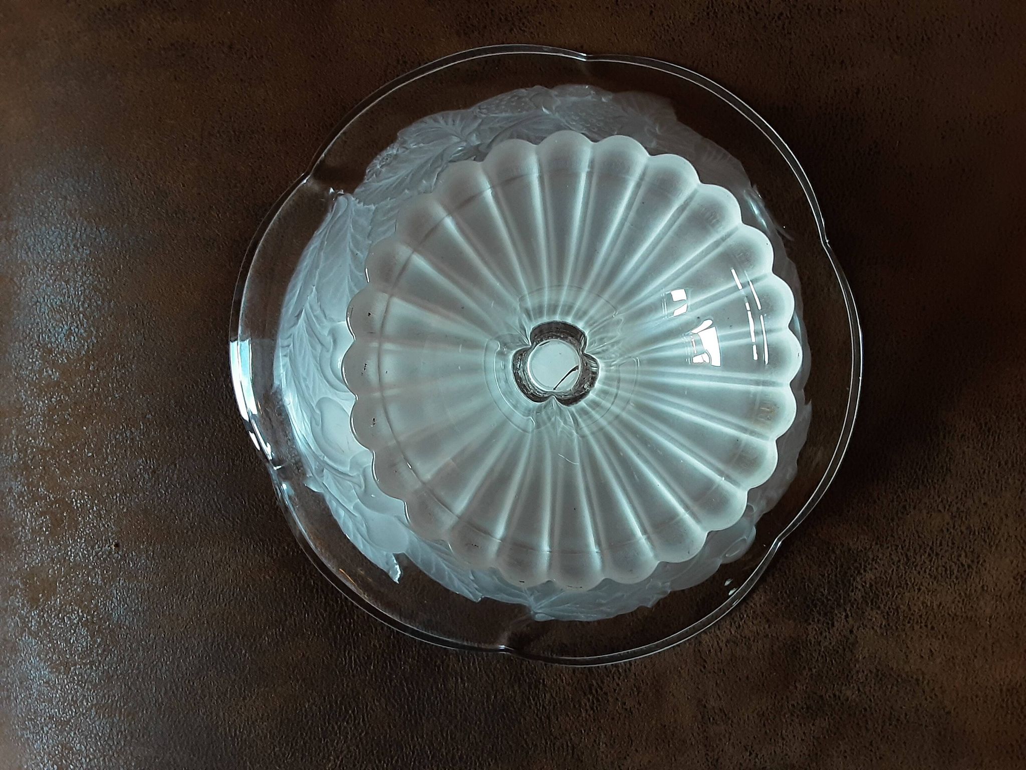 Coupe sur pied cristal