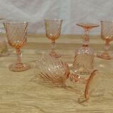 Set of 6 Luminarc Rosaline liqueur/port glasses