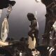 Chandelier with pendants adorned with cherubs - Perfect condition - 8 lights -
