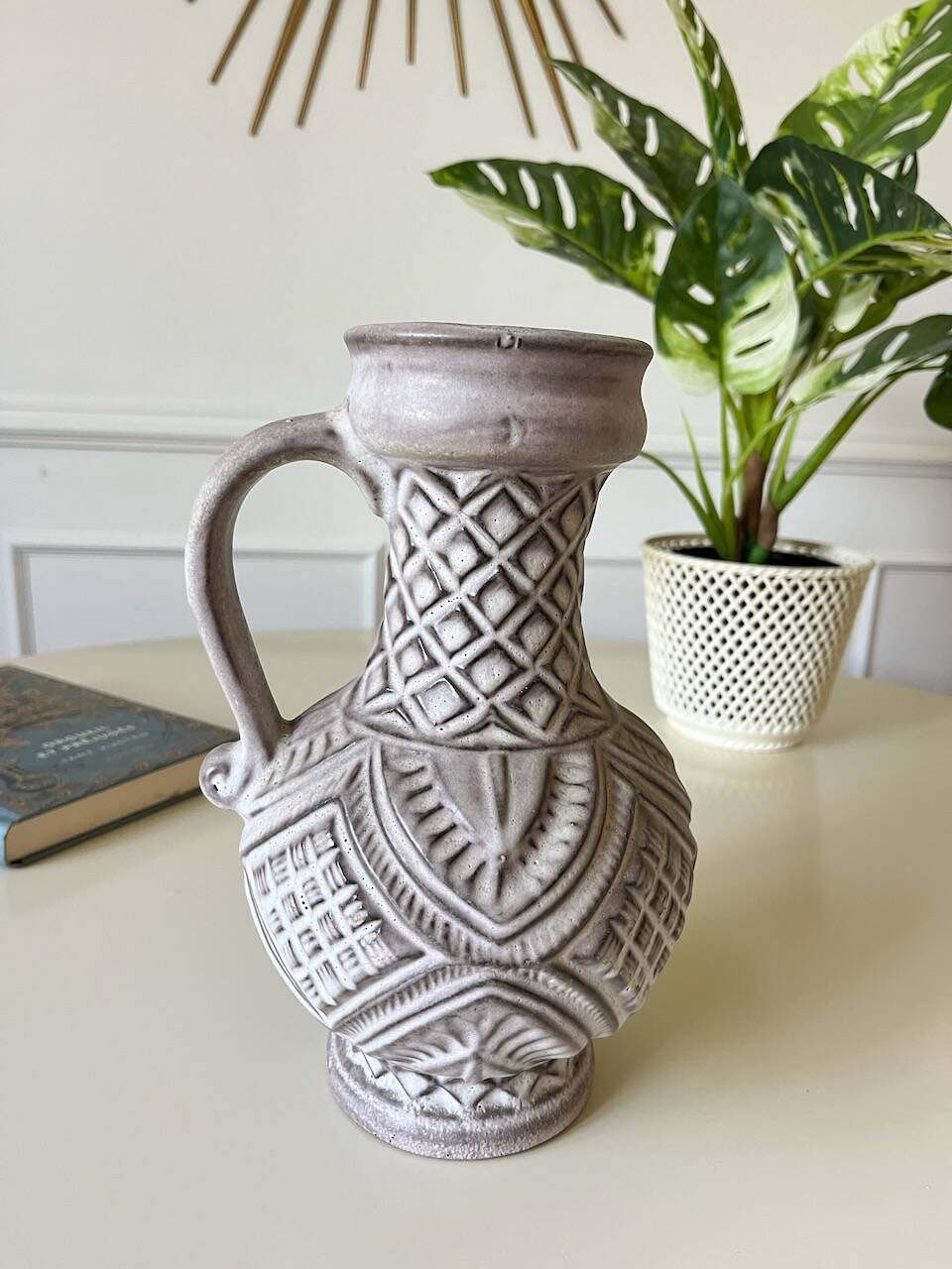 Graphic vase West Germany