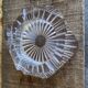 Vintage Star-Designed Glass Ashtray Pocket Bowl #D981