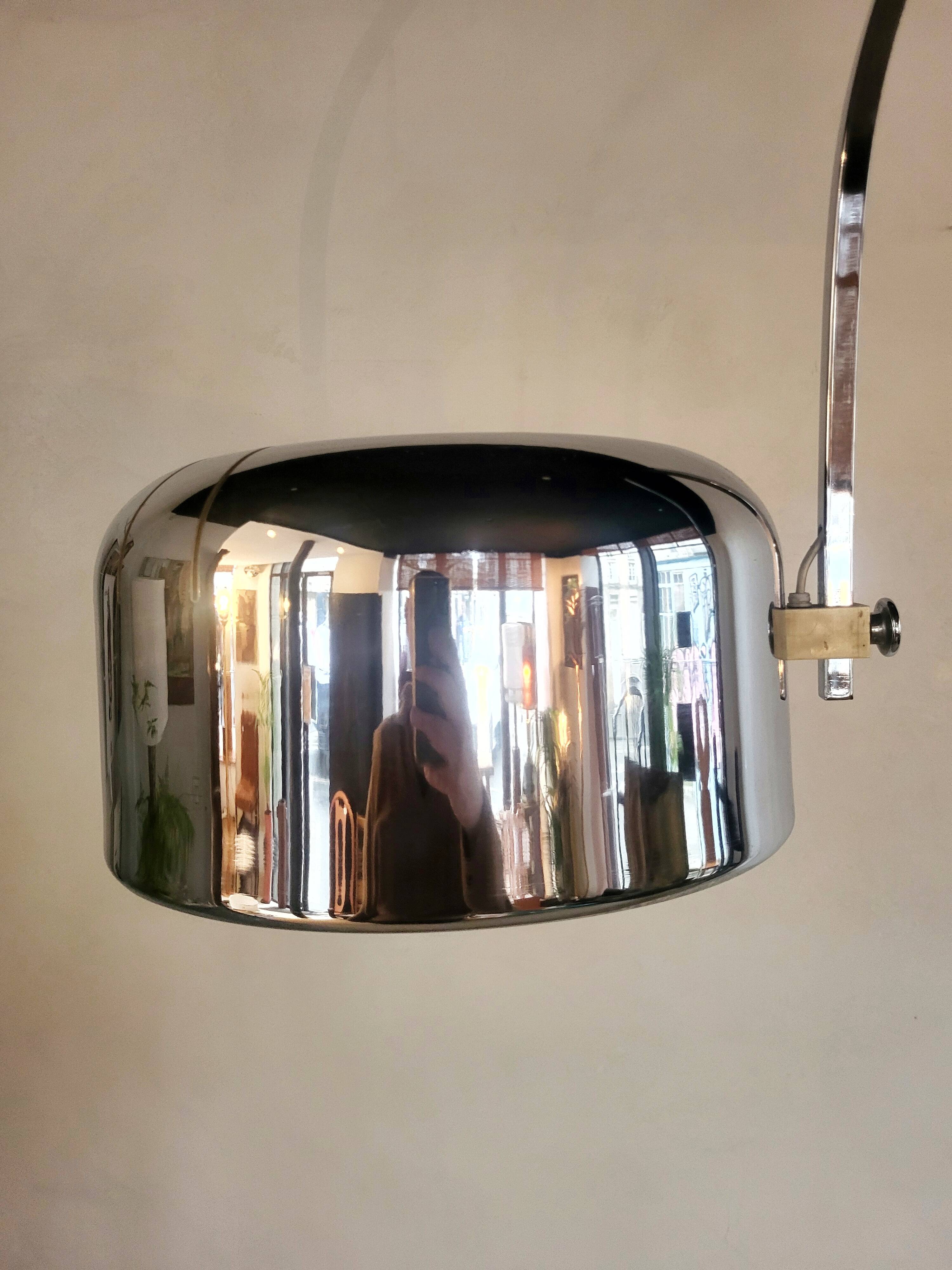Large Italian Arc lamp 70s