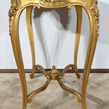 Table de milieu en bois doré, style Louis XV – fin XIXème