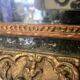 Regency period mirror with a carved and gilded wooden pediment – 18th century