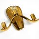Large heavy Mid Century brass wall light from a German church