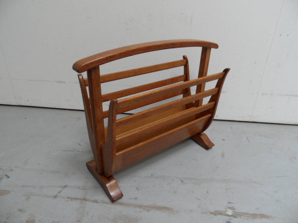 Vintage magazine rack 1950's