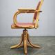 Ligna Adjustable Swivel Office Chair, Czechoslovakia, 1950s