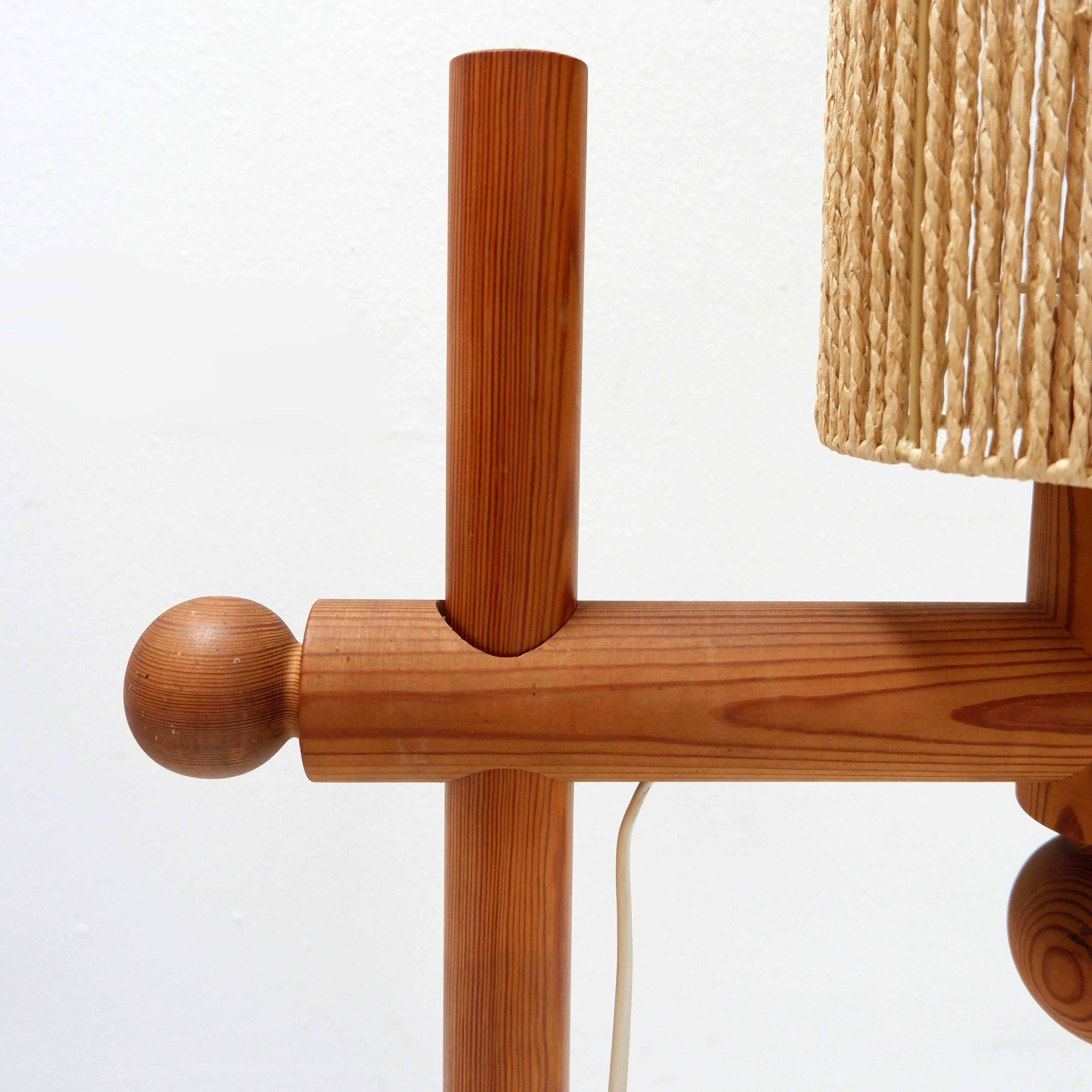 Pair of large table lamps by Uno & Östen Kristiansson for Luxus, 1960/70