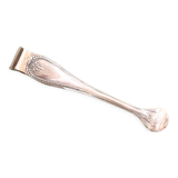 Christofle silver metal sugar tongs, Marly model