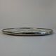 Czechoslovak Art Deco Porcelain Tray with Plum Motif and Metal Rim, 1930s